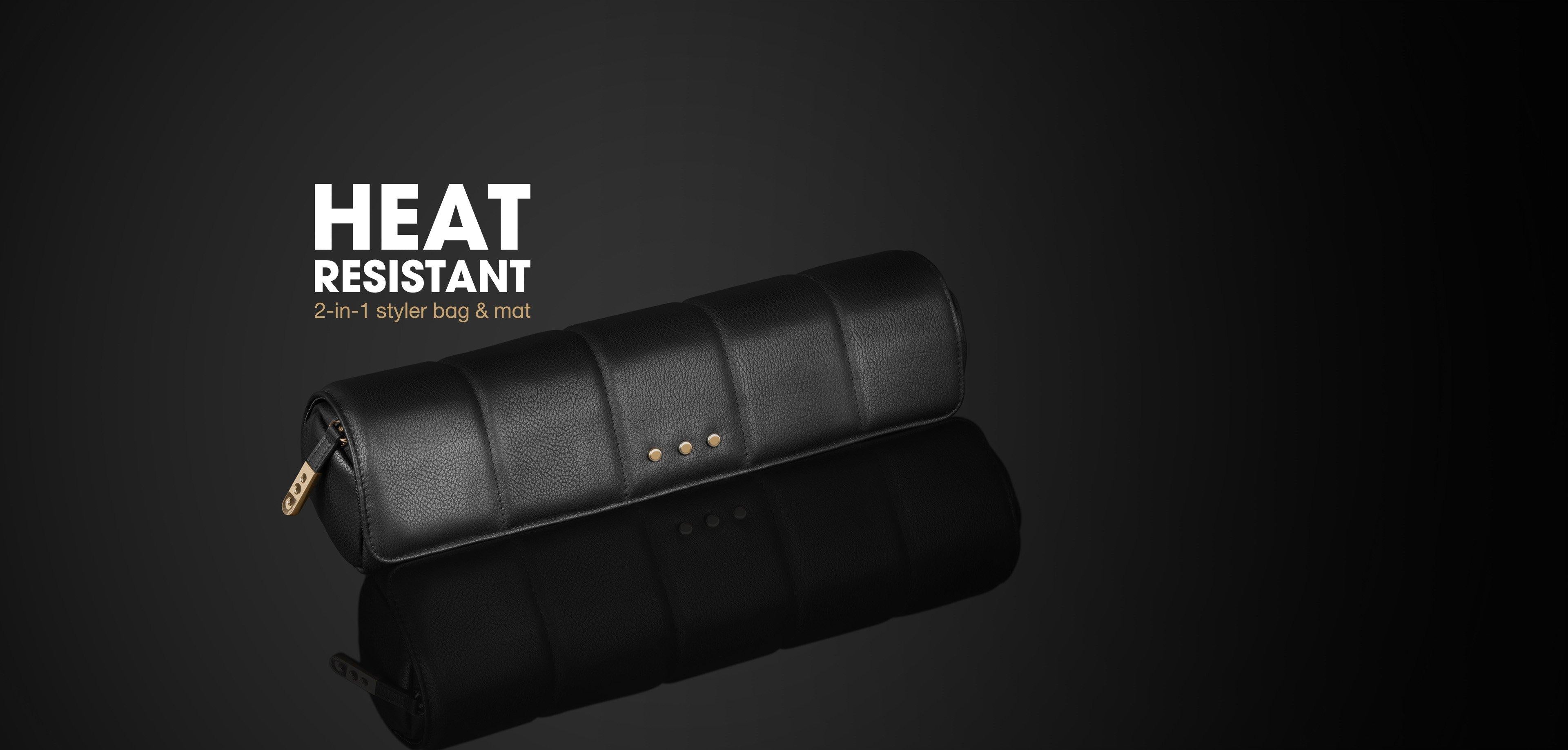 NEW GHD 2-IN-1 HEAT-RESISTANT CURLER BAG & MAT