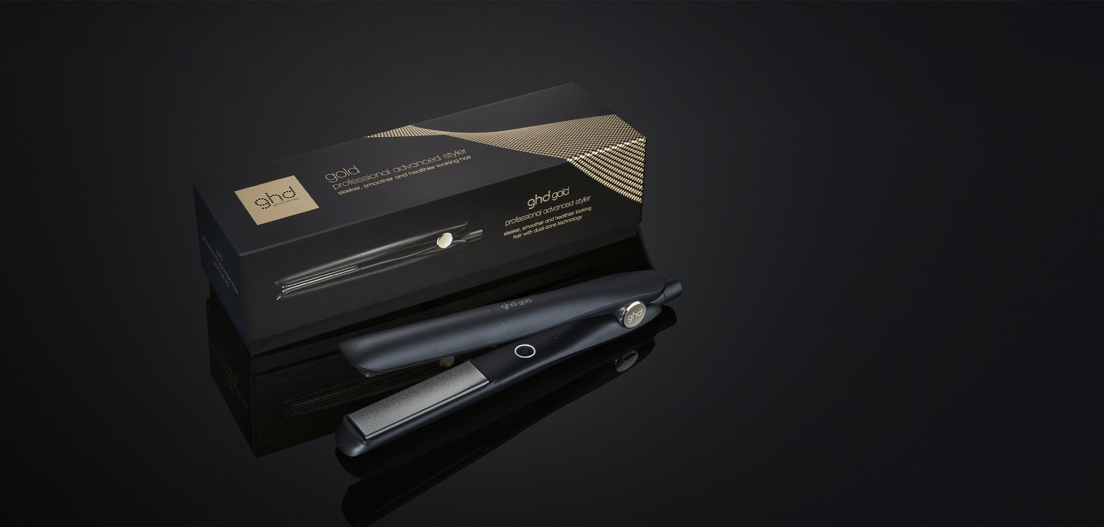 GHD GOLD HAIR STRAIGHTENER (26MM PLATE) BLACK