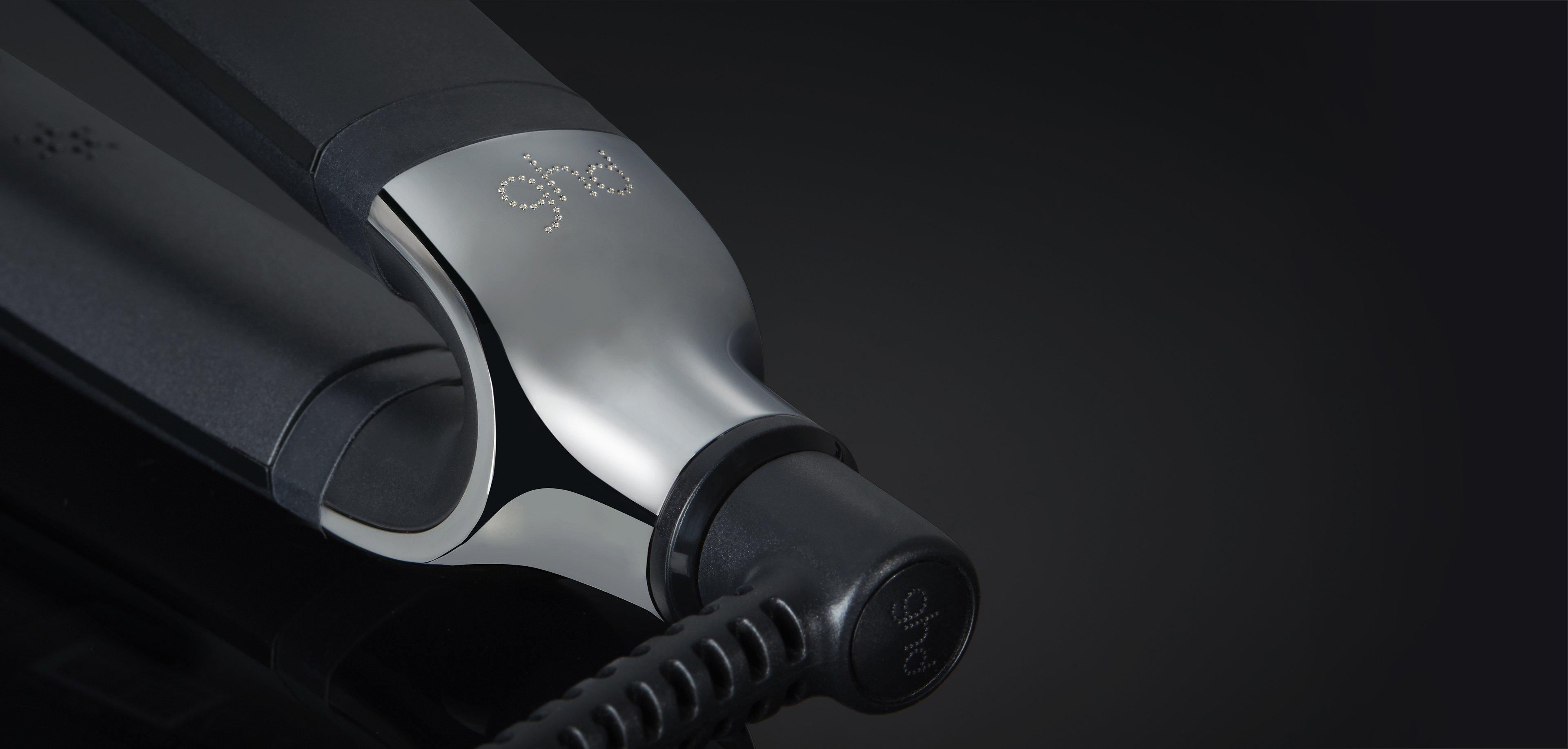 GHD PLATINUM+ HAIR STRAIGHTENER & GHD HELIOS HAIR DRYER BUNDLE IN BLACK