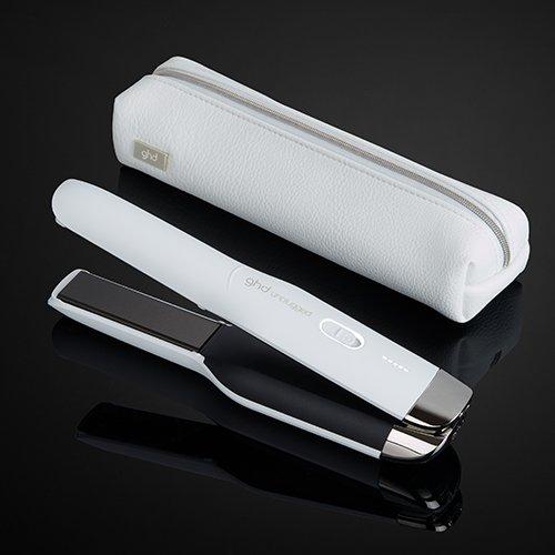 GHD UNPLUGGED CORDLESS HAIR STRAIGHTENER (22MM PLATE) WHITE