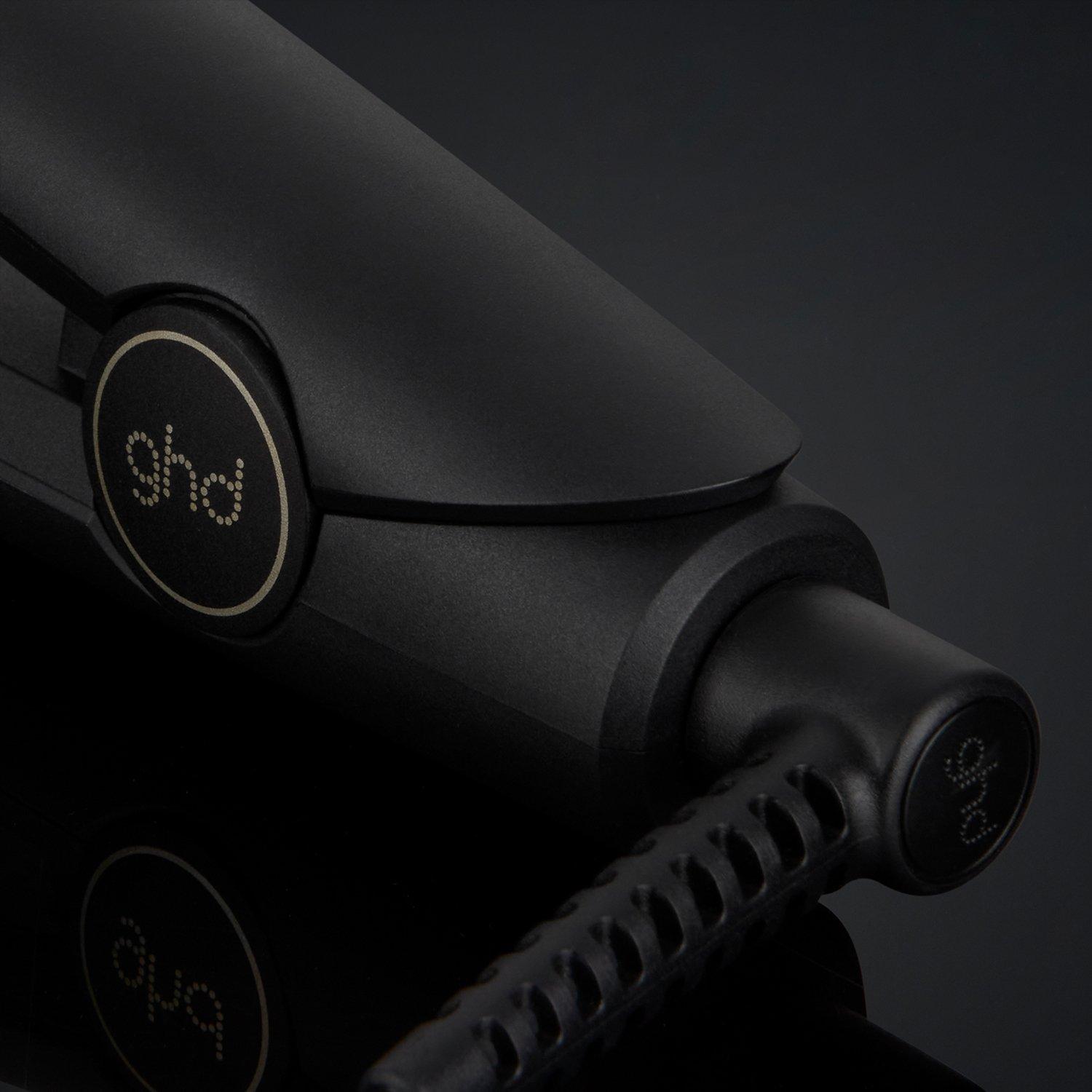 GHD ORIGINAL HAIR STRAIGHTENER BUNDLE SET IN BLACK WITH PADDLE BRUSH