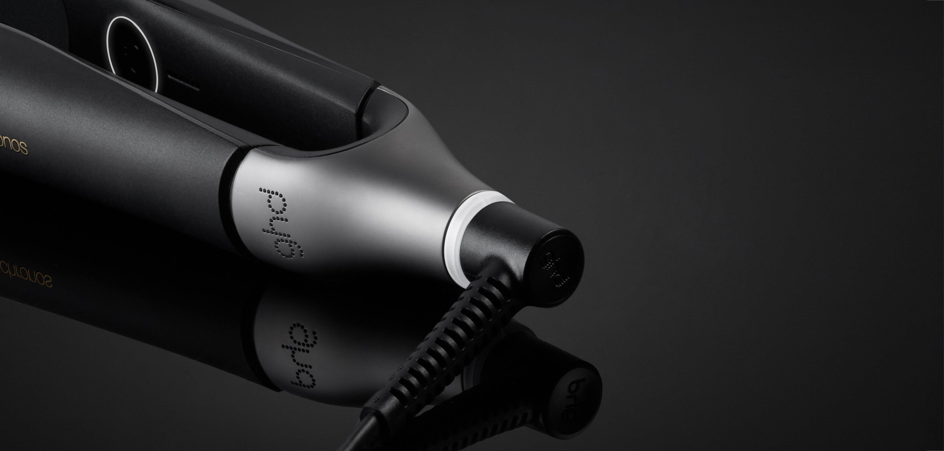 GHD CHRONOS HAIR STRAIGHTENER BUNDLE IN BLACK