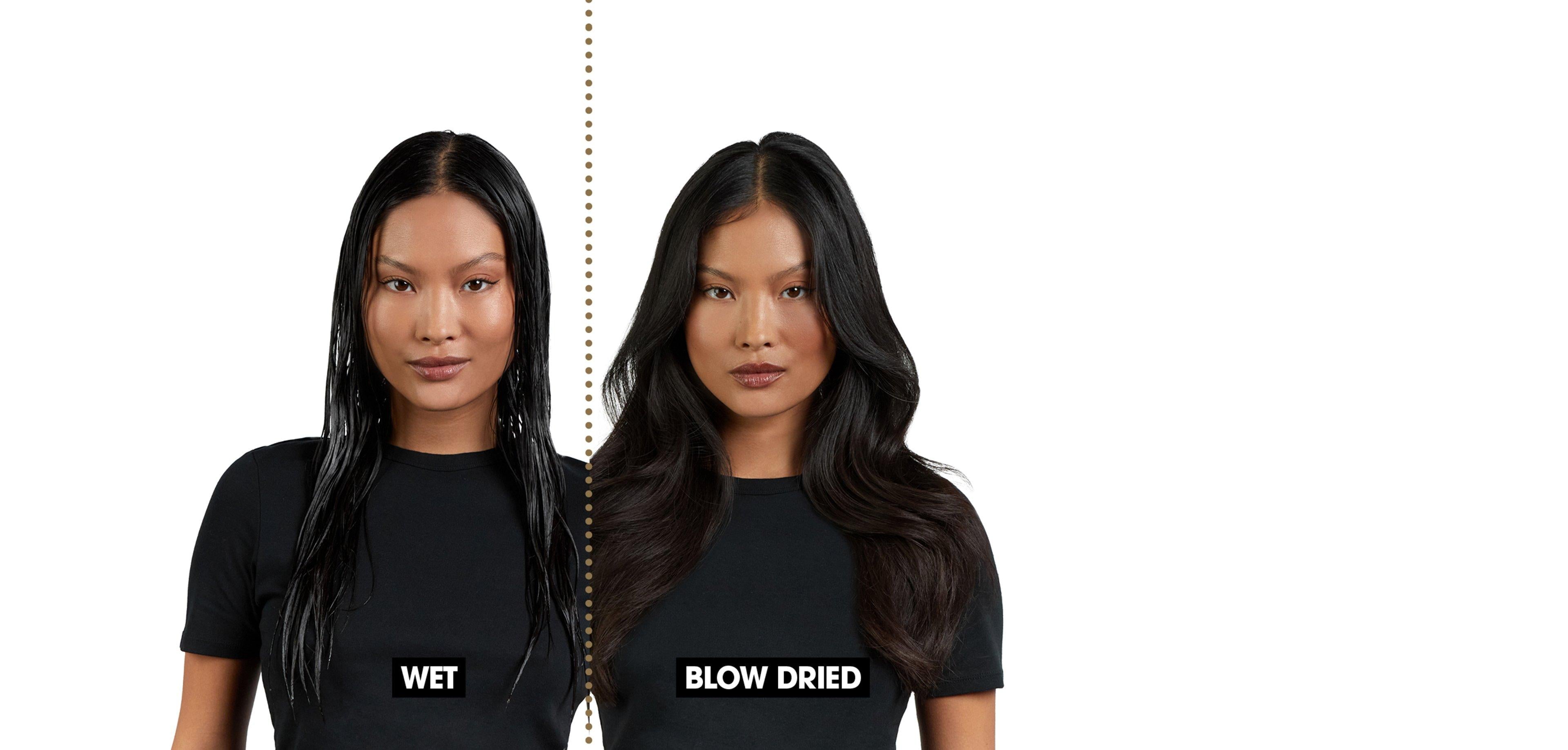 GHD DUET BLOWDRY HAIR DRYER BRUSH IN BLACK
