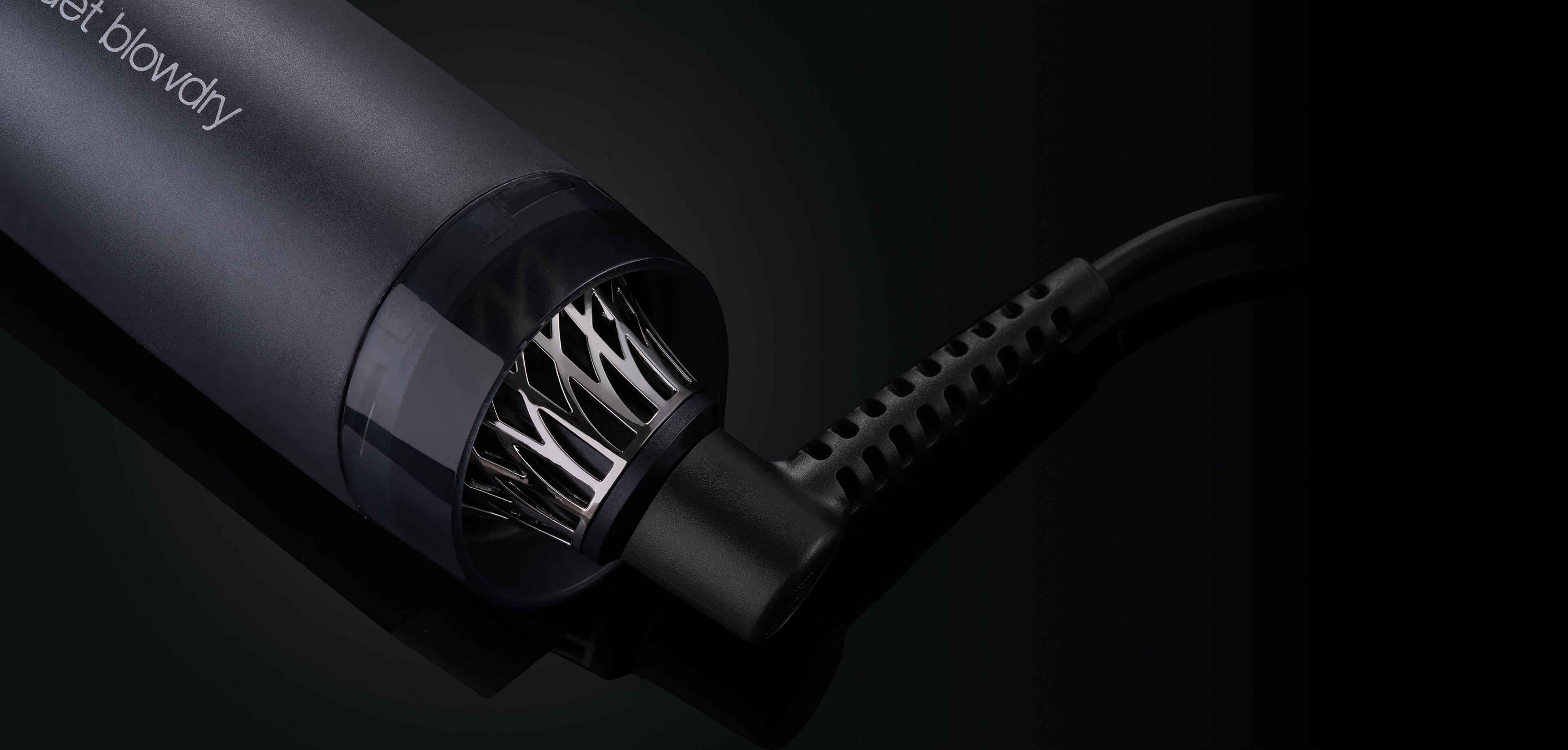GHD DUET BLOWDRY HAIR DRYER BRUSH IN BLACK