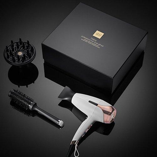 GHD HELIOS PROFESSIONAL HAIR DRYER GIFT SET IN WHITE