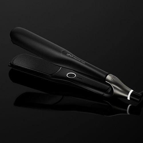 GHD CHRONOS MAX BEST WIDE PLATE HAIR STRAIGHTENER (43MM PLATE) IN BLACK BUNDLE