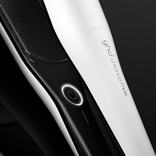 GHD CHRONOS MAX BEST WIDE PLATE HAIR STRAIGHTENER (43MM PLATE) WHITE