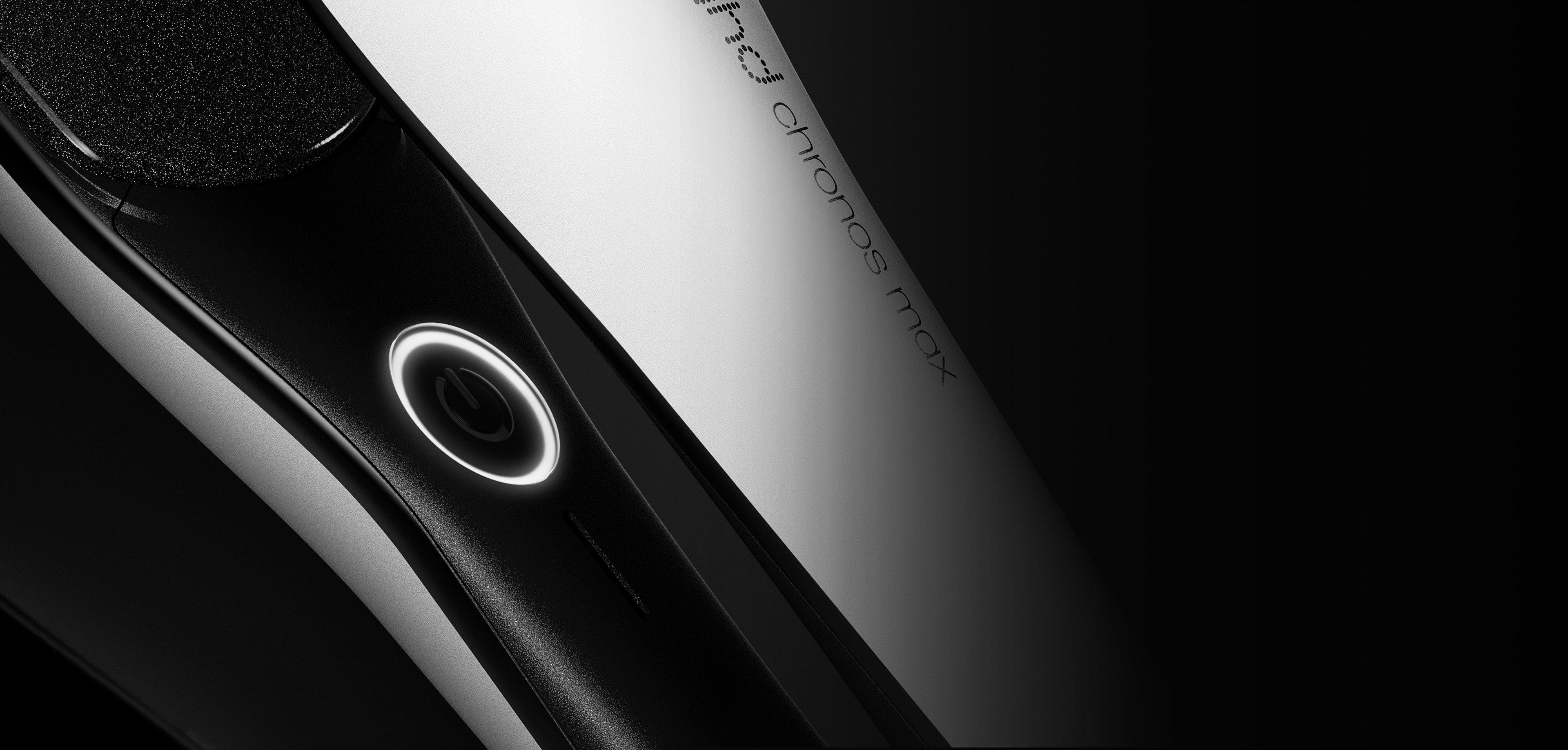 GHD CHRONOS MAX BEST WIDE PLATE HAIR STRAIGHTENER (43MM PLATE) WHITE