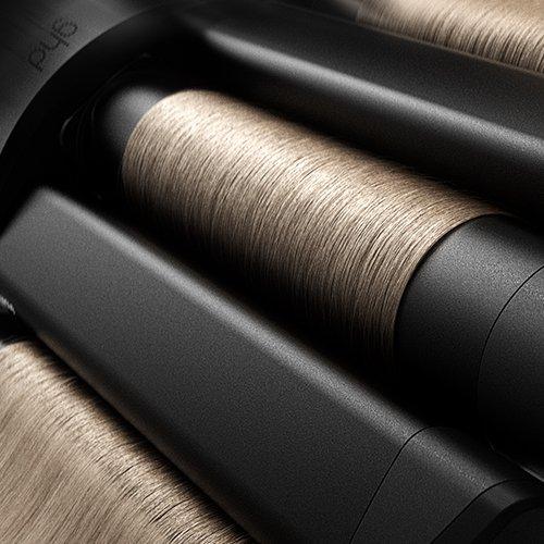 GHD WAVE TRIPLE BARREL HAIR WAVER IN BLACK BUNDLE