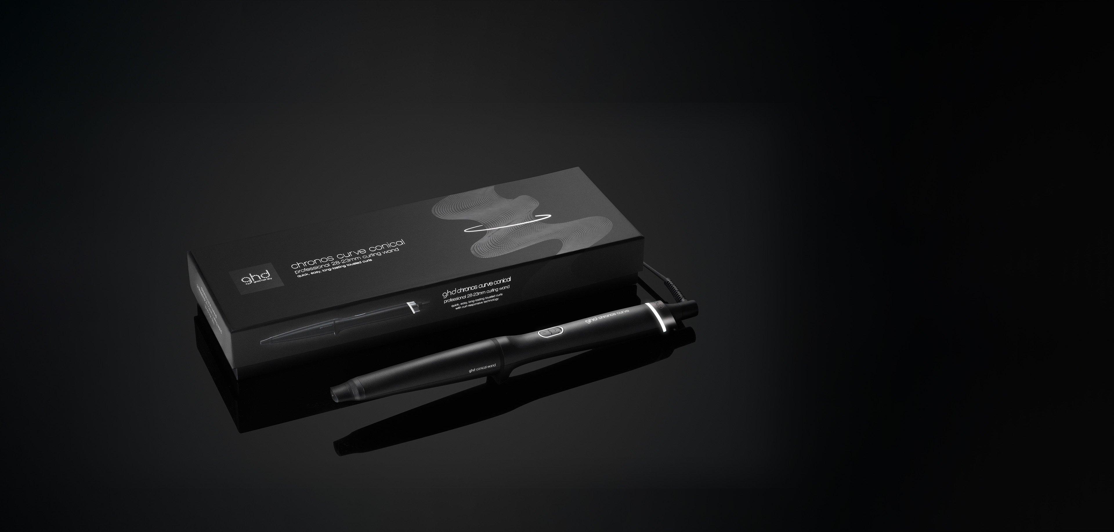 NEW GHD CHRONOS CURVE CONICAL WAND (28-23MM BARREL) FOR BEACH CURLS