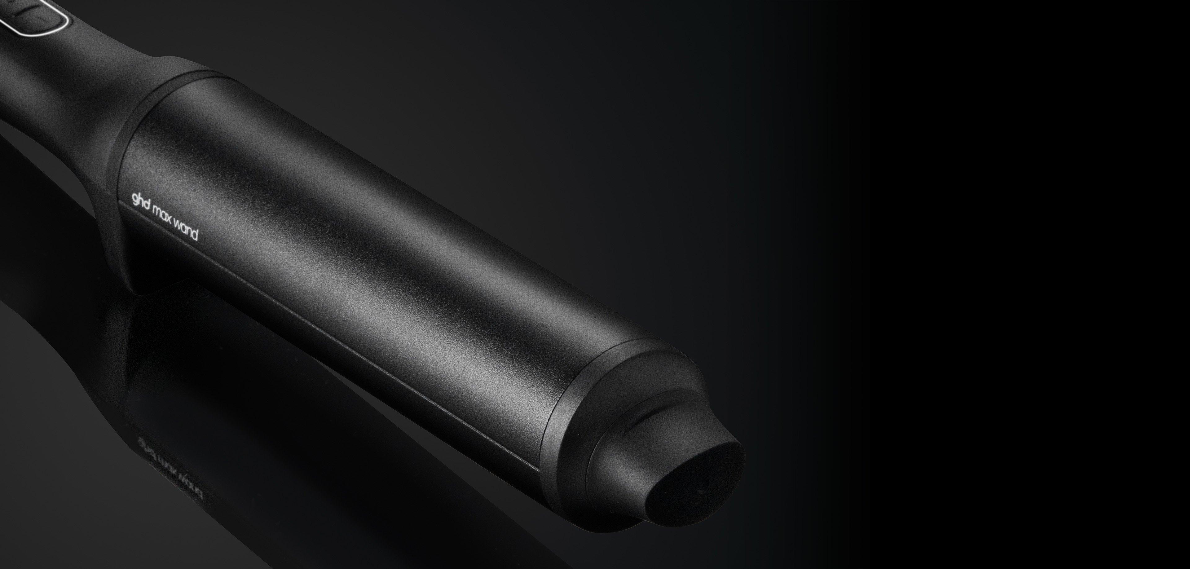 GHD CHRONOS CURVE MAX WAND (38MM BARREL) IN BLACK BUNDLE FOR LOOSE WAVES