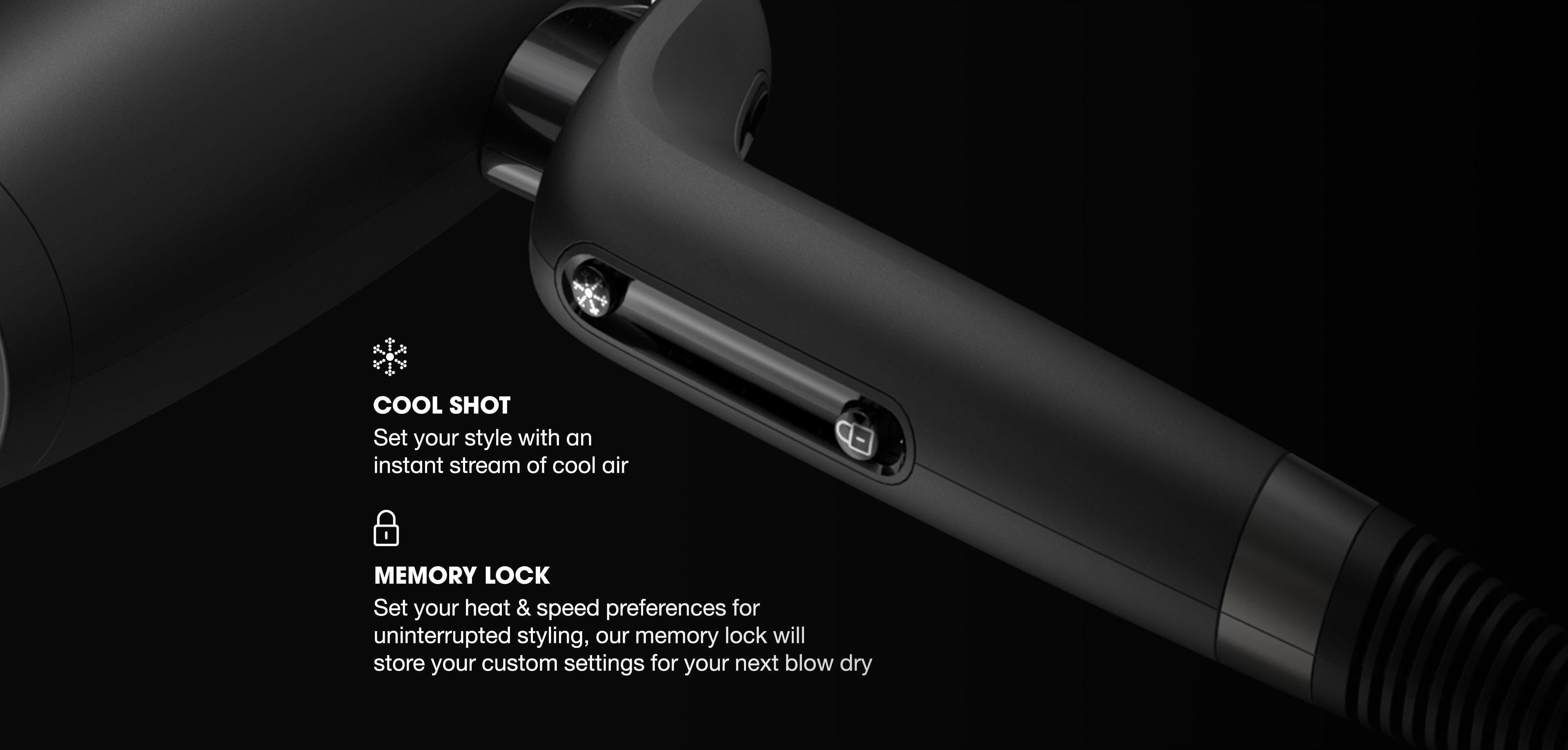 NEW GHD SPEED IONIC HAIR DRYER BUNDLE SET IN BLACK
