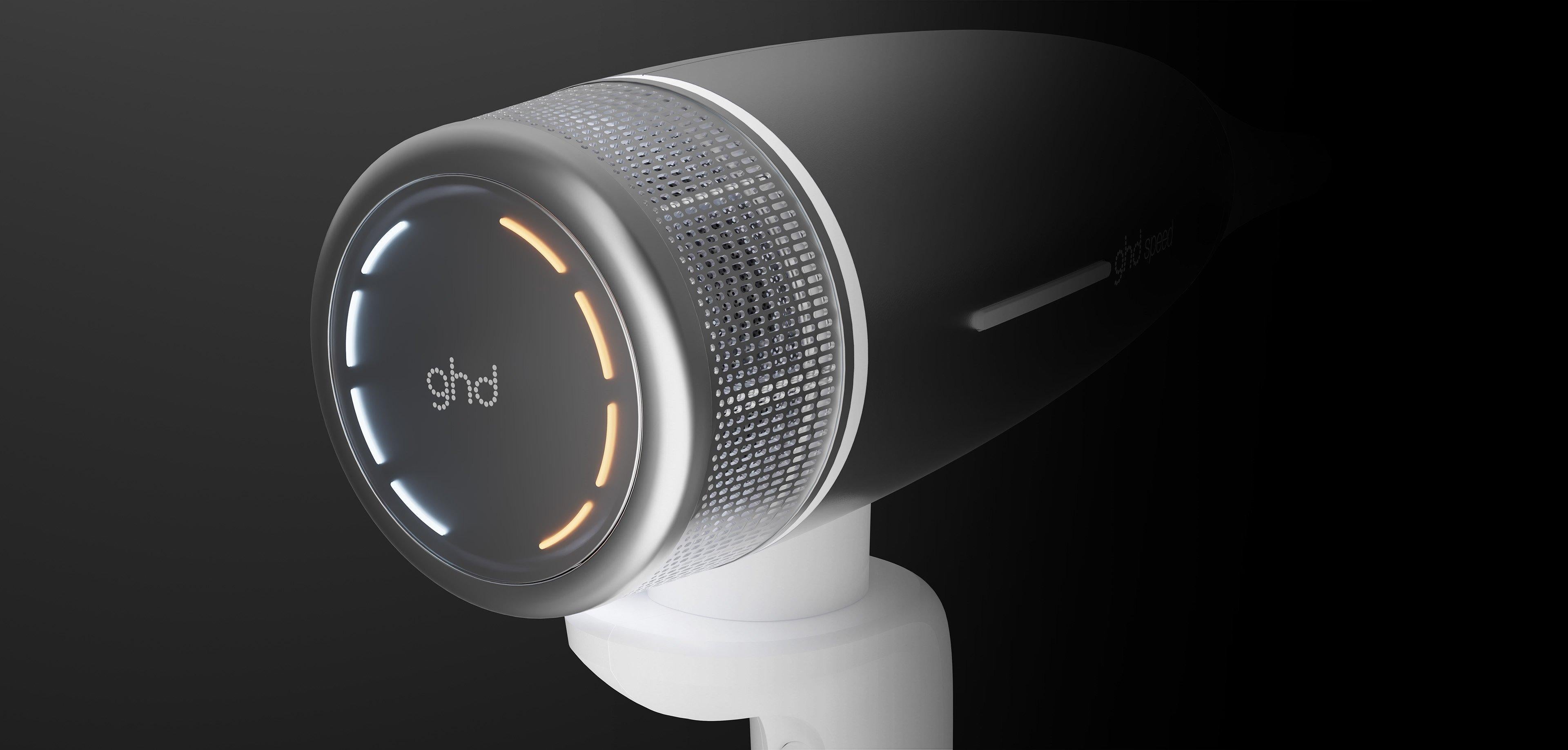 NEW GHD SPEED IONIC HAIR DRYER IN SILVER WHITE