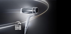NEW GHD SPEED IONIC HAIR DRYER IN SILVER WHITE