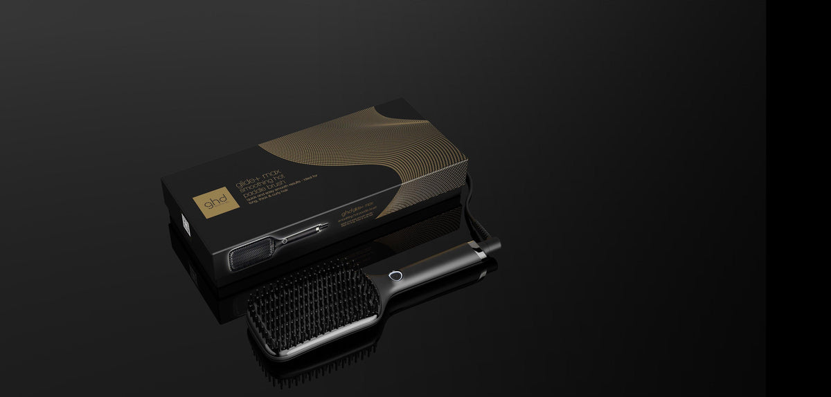 NEW GHD GLIDE+ MAX HOT BRUSH FOR LONG, THICK AND CURLY HAIR
