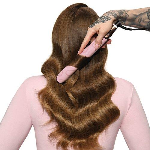 NEW GHD CHRONOS PROFESSIONAL HAIR STRAIGHTENER (26MM PLATE) DUSTED PINK