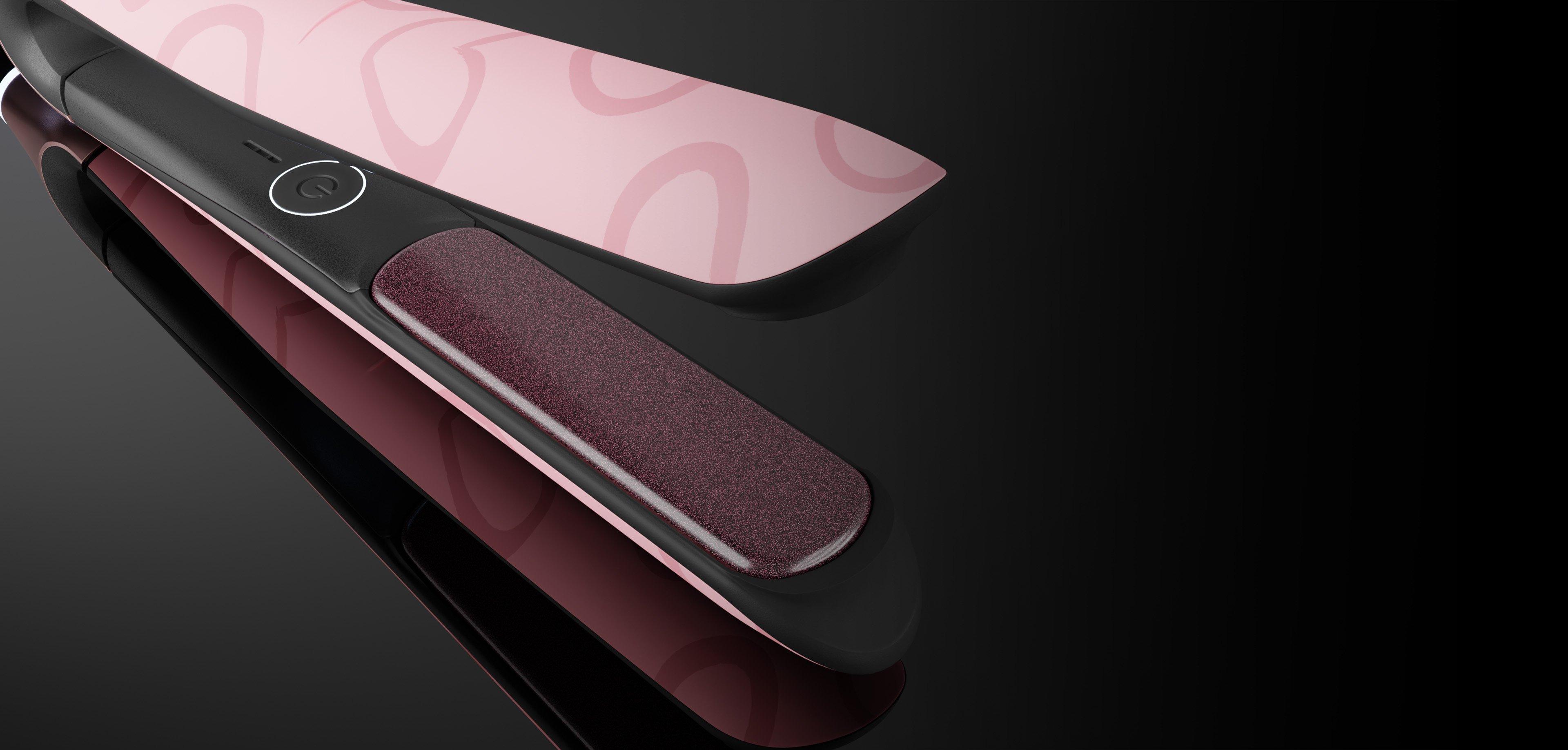 NEW GHD CHRONOS PROFESSIONAL HAIR STRAIGHTENER (26MM PLATE) DUSTED PINK