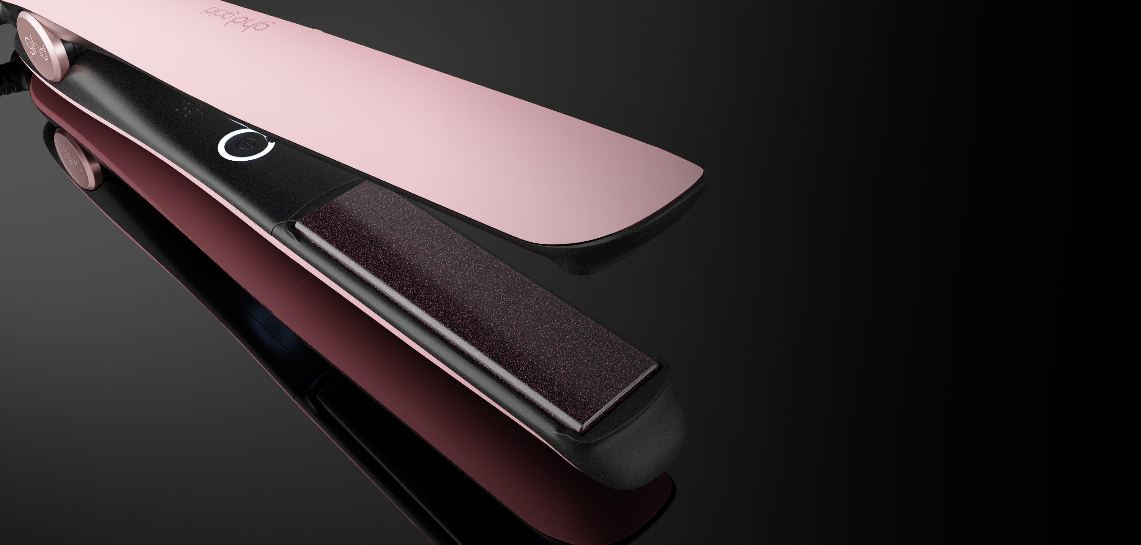 NEW GHD GOLD® HAIR STRAIGHTENER (26MM PLATE) DUSTED PINK