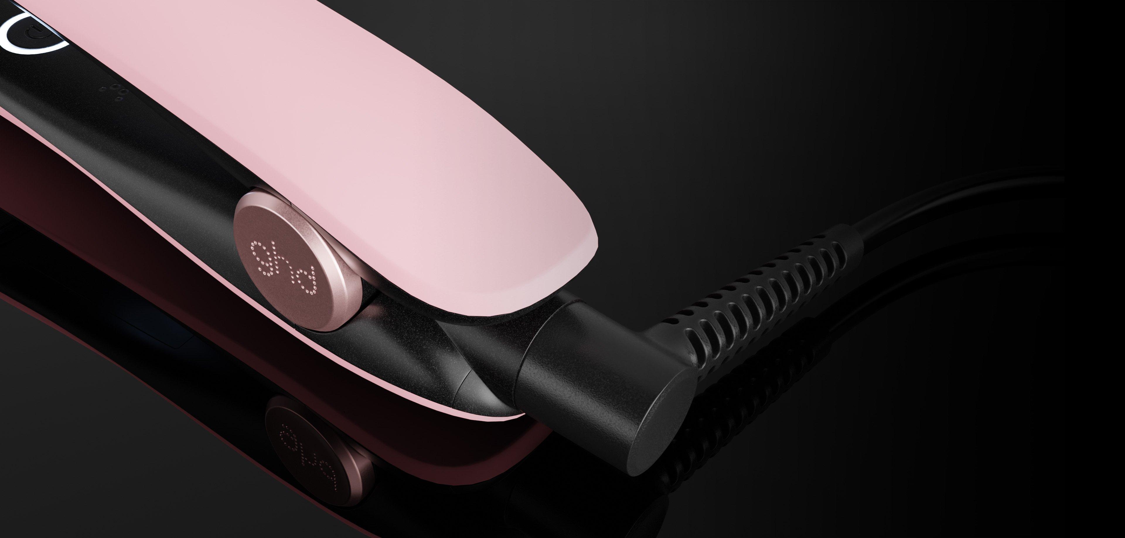 NEW GHD GOLD® HAIR STRAIGHTENER (26MM PLATE) DUSTED PINK