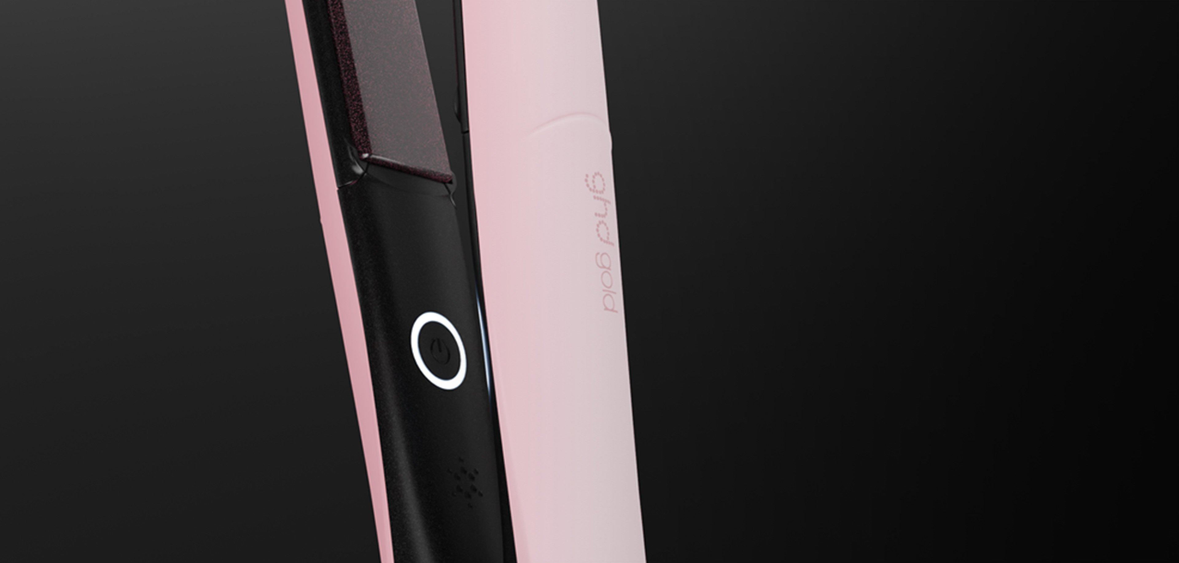 NEW GHD GOLD® HAIR STRAIGHTENER (26MM PLATE) DUSTED PINK