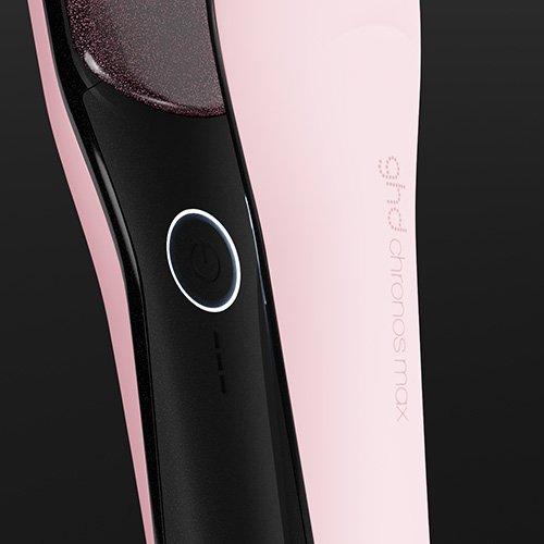 NEW GHD CHRONOS MAX BEST WIDE PLATE HAIR STRAIGHTENER (43MM PLATE) DUSTED PINK