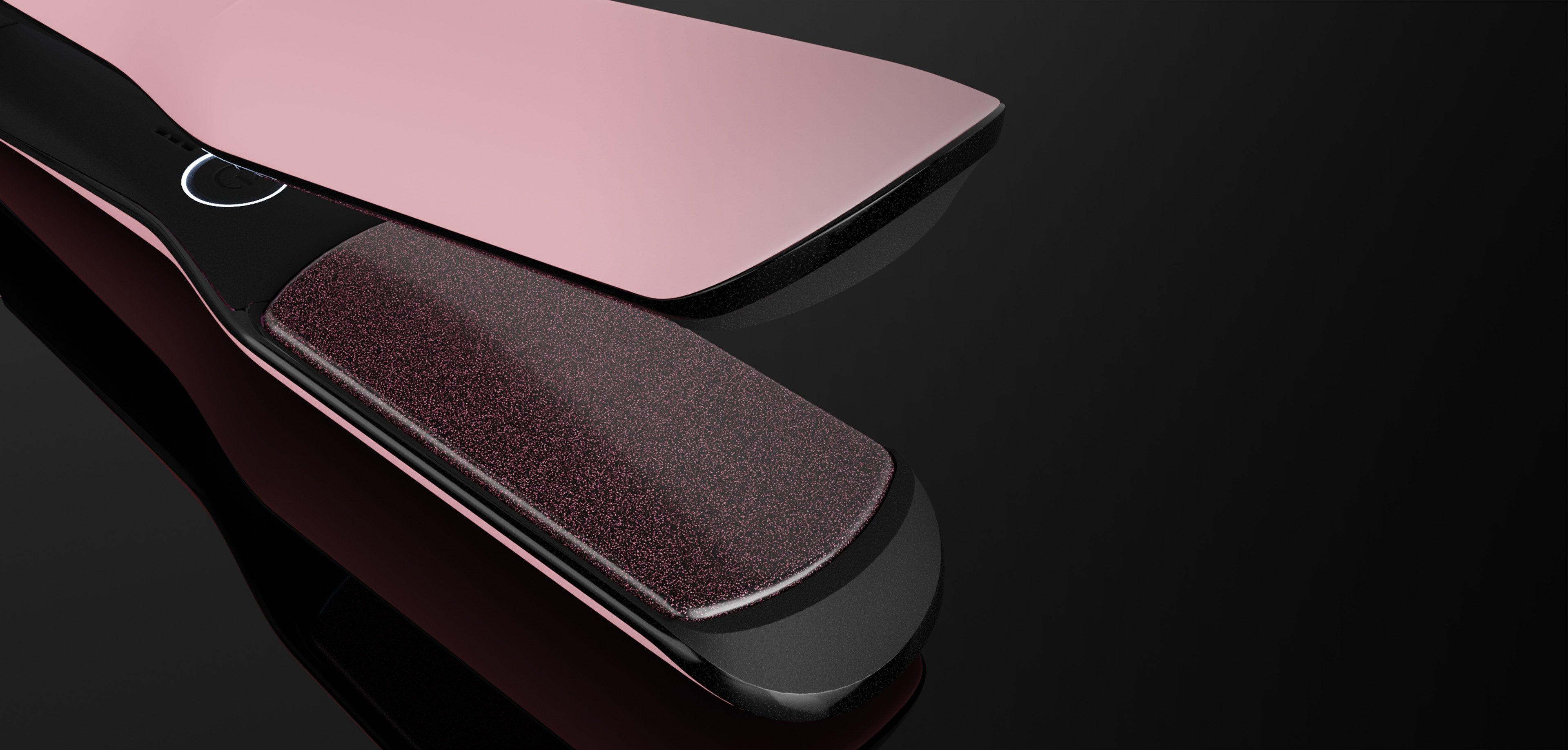NEW GHD CHRONOS MAX BEST WIDE PLATE HAIR STRAIGHTENER (43MM PLATE) DUSTED PINK