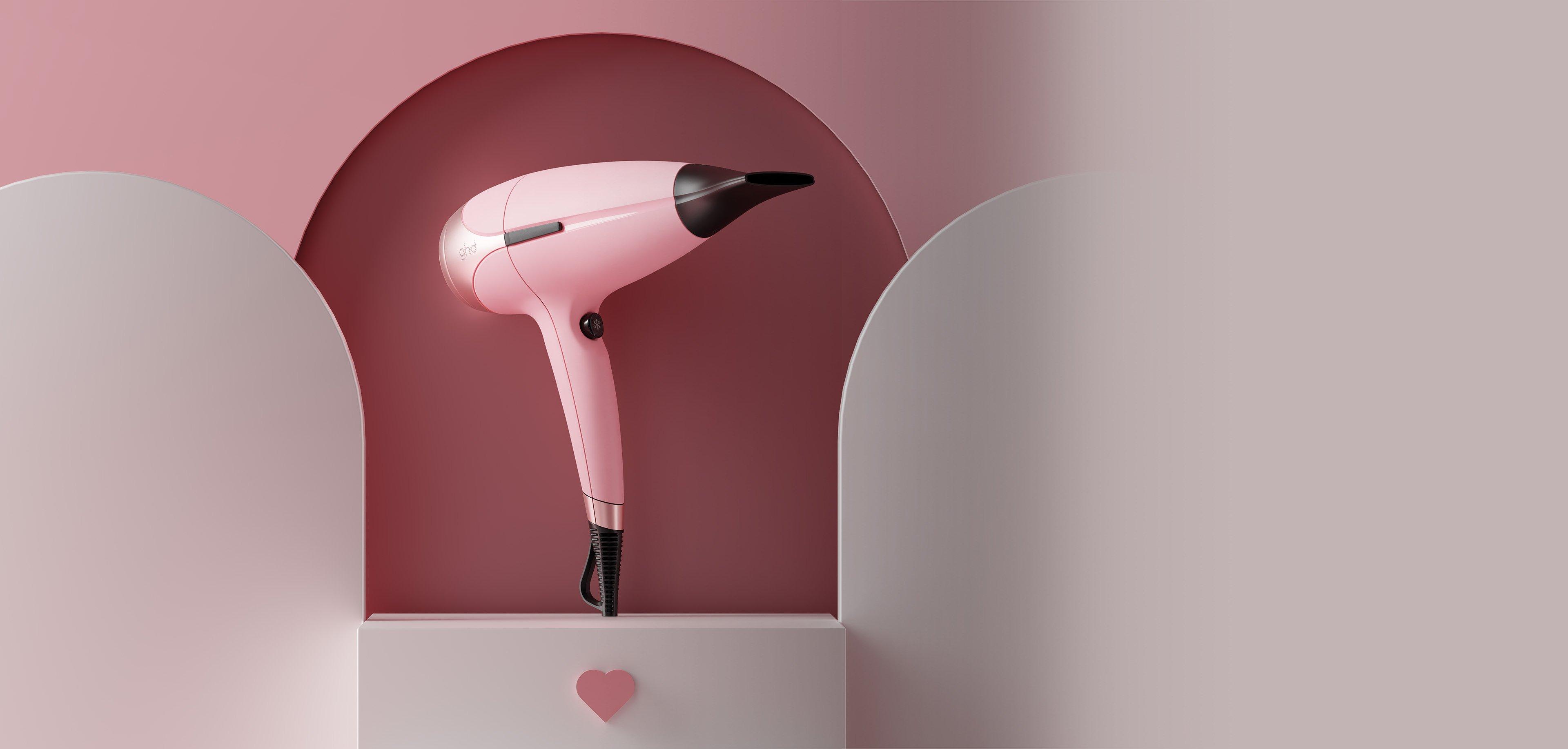 NEW GHD HELIOS HAIR DRYER IN DUSTED PINK