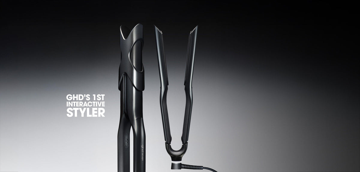 NEW GHD SCULPT INTERACTIVE HAIR STRAIGHTENER (26MM PLATE) BLACK
