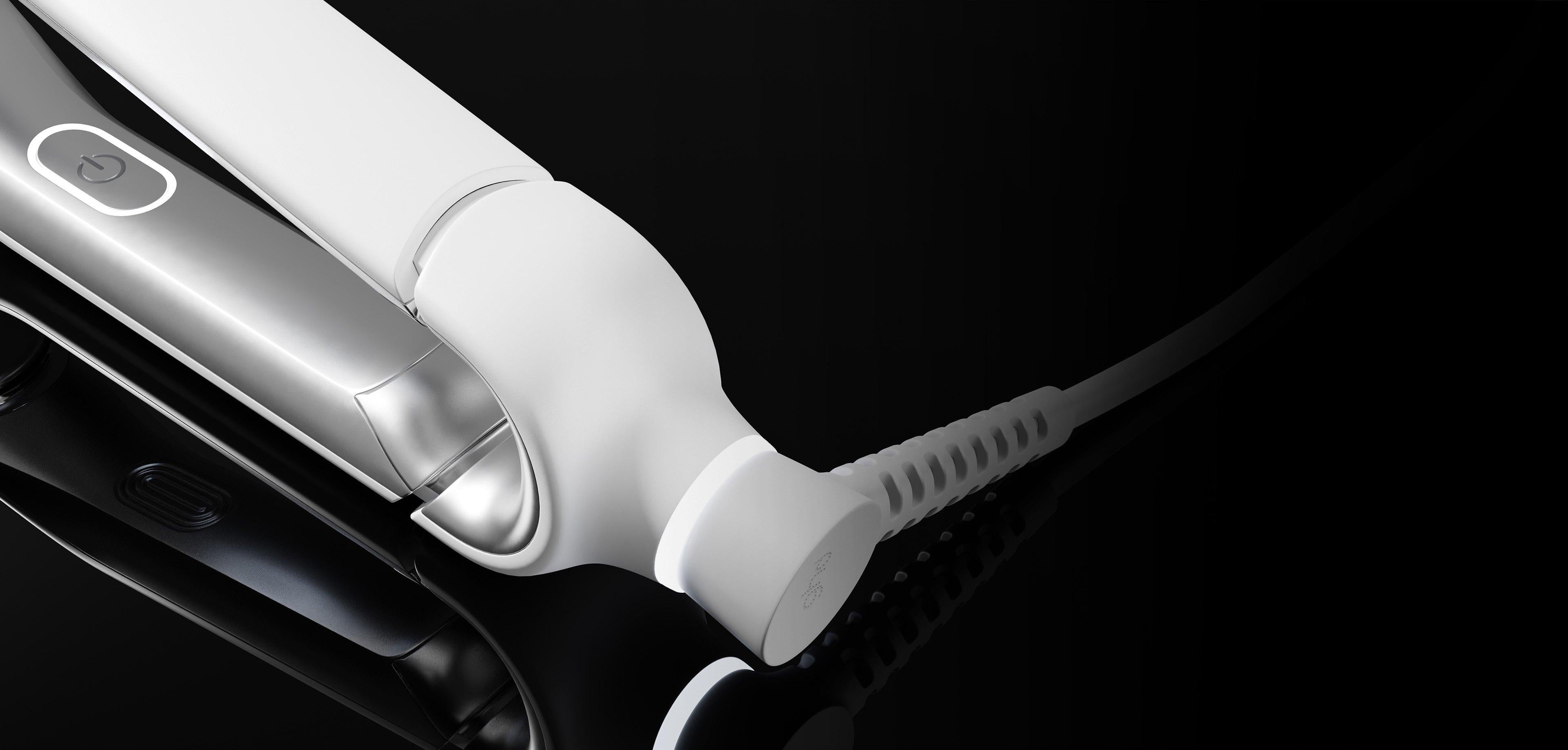 NEW GHD SCULPT INTERACTIVE HAIR STRAIGHTENER (26MM PLATE) WHITE