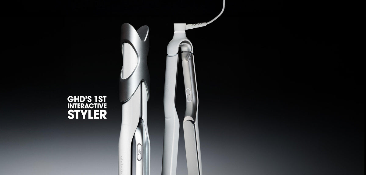 NEW GHD SCULPT INTERACTIVE HAIR STRAIGHTENER (26MM PLATE) WHITE