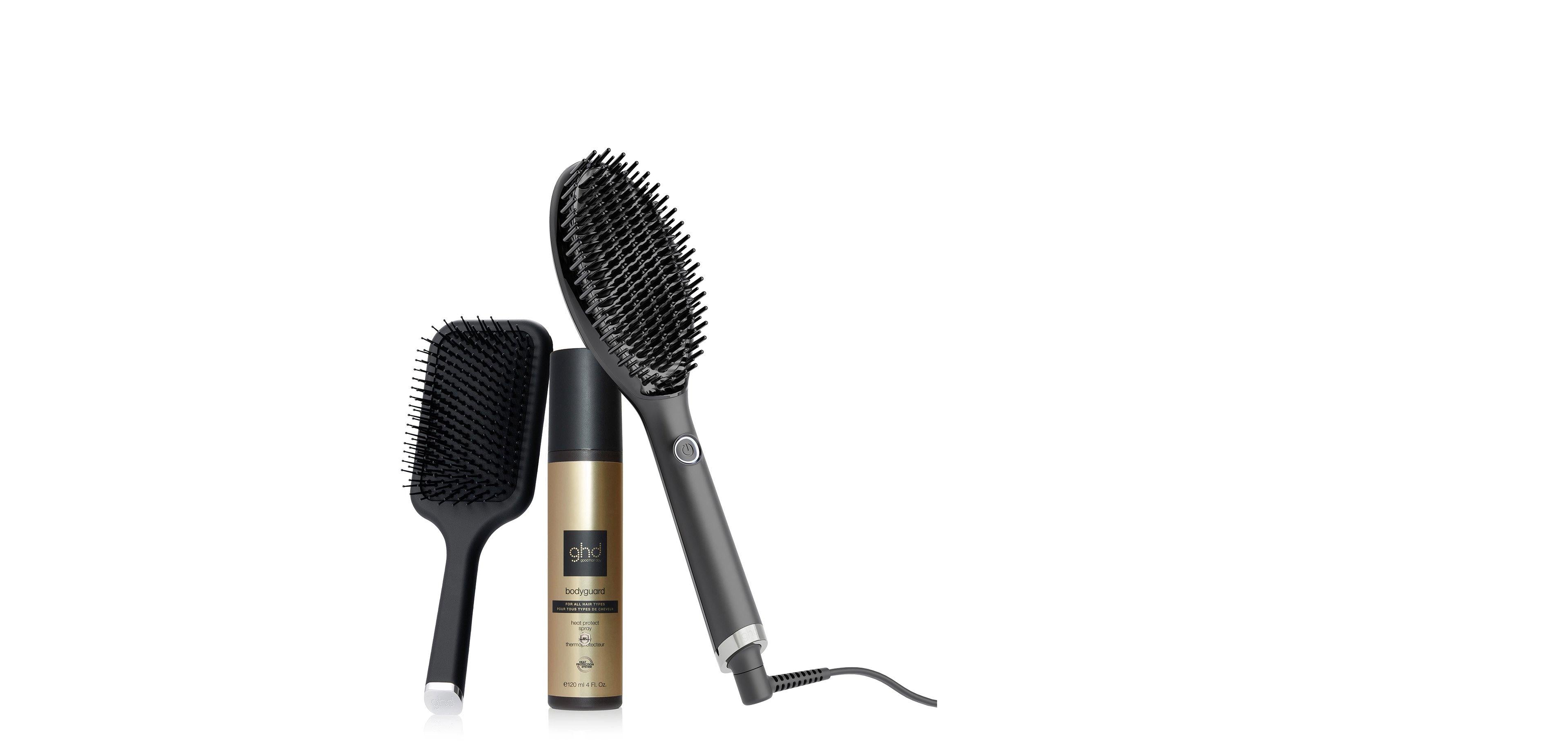 GHD GLIDE+ HOT BRUSH IN BLACK BUNDLE